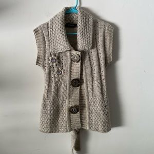 Campari button up sweater/ cardigan . Size S